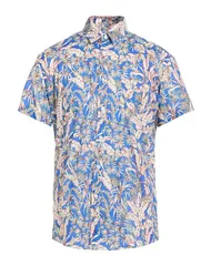 ダニエレ アレッサンドリー二 メンズ トップス シャツ DANIELE ALESSANDRINI HOMME 柄入りシャツ Blue ブルーのサムネイル
