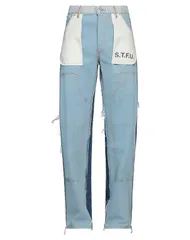 ヘロンプレストン メンズ ボトムス デニムパンツ HERON PRESTON ストレートレッグ Blue ブルーのサムネイル