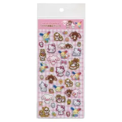 サンリオキャラクターズ ラメ入り樹脂もりシール【MX平成デザイン】 001797-54