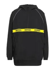 フェラーリ メンズ アウター ジャケット・ブルゾン FERRARI ブルゾン Black ブラック