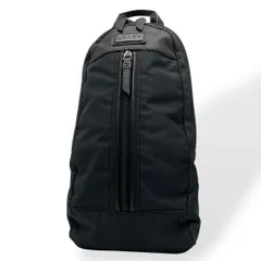 美品　コーチ　COACH レザー　ナイロン　ボディバッグ　ブラック　斜め掛け