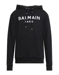 バルマン メンズ アウター パーカー・スウェット BALMAIN スウェット Black ブラック