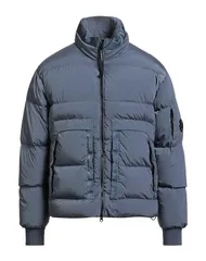 シーピーカンパニー メンズ アウター ジャケット・ブルゾン CP COMPANY パファージャケット Blue Gray グレー