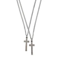 ディースクエアード メンズ アクセサリー ネックレス・チョーカー・ペンダントトップ DSQUARED2 ネックレス Lead Gray グレーのサムネイル