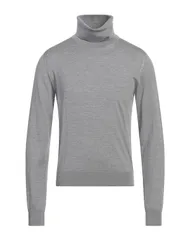 ヘルノ メンズ アウター ニット・セーター HERNO タートルネック Gray グレーのサムネイル
