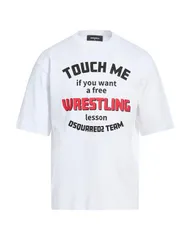 ディースクエアード メンズ トップス Tシャツ DSQUARED2 Ｔシャツ White ホワイト