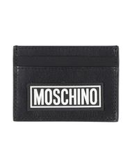[Free Shipping] Moschino Men's Wallet Accessory Card Case Black