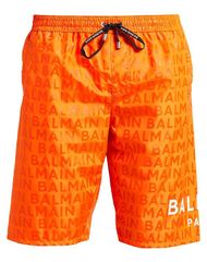 バルマン メンズ 水着 ハーフパンツ・ショーツ BALMAIN 水着（ボクサーパンツ） Orange オレンジ