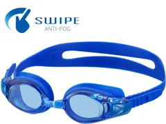 ビュー VIEW スイミング スイミングゴーグル 子ども用 スワイプ アンチフォグ SWIPE 4～9歳 水中メガネ UVカット くもり止め 選べる鼻ベルト 抗菌仕様 キッズ プール  V780JSA BL ブルー