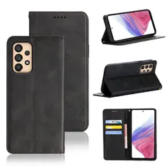 【数量限定】PUレザー カード収納 カバー 財布型 手帳型ケース 耐衝撃 ケース ケース マグネット SC-53C スタンド機能付き SCG15 5色 ギャラクシーa53 (適用 適用 ギャラクシーA53 / 適用 SCG15 手帳型 /SC-53C 5G ケ
