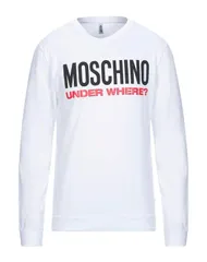 モスキーノ メンズ アウター パーカー・スウェット MOSCHINO スウェット White ホワイトのサムネイル