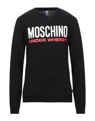 モスキーノ メンズ アウター パーカー・スウェット MOSCHINO スウェット Black ブラックのサムネイル