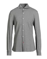 イザイア メンズ トップス シャツ ISAIA 無地シャツ Charcoal チャコールのサムネイル
