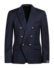 バルマン メンズ アウター ジャケット・ブルゾン BALMAIN テーラードジャケット Midnight Blue ブルーのサムネイル