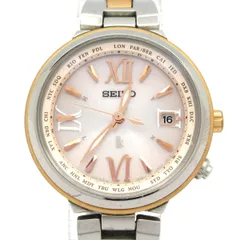 SEIKO(セイコー) 腕時計 LUKIA(ルキア) 1B25-0AK0 レディース 電波 ベージュ