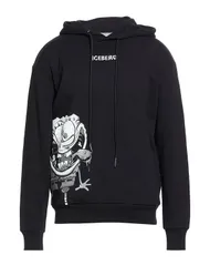 アイスバーグ メンズ アウター パーカー・スウェット ICEBERG スウェット Black ブラックのサムネイル