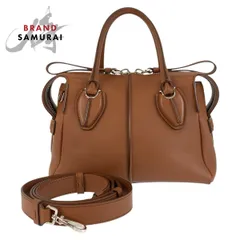 美品 TOD’S トッズ Dバッグ Dスタイリング ブラウン シルバー金具 レザー ハンドバッグ ショルダーバッグ 2way レディース 600852【中古】