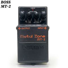 【クーポン】ギター エフェクター 楽器 機材 ボス ギターエフェクター ディストーション BOSS MT-2 METAL ZONE 正規品 中古 完動品 動作確認 ブランド 匿名配送