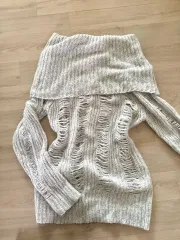 姉ギャル オフショルダー ニット / ヴィンテージ ギャル 量産型 地雷系 森ガール パンク