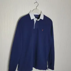 M ポロ ラグビー ピケTシャツ クラシックフィット ネイビー ラルフローレン ラグビーシャツ