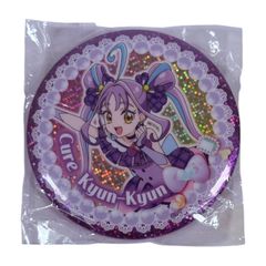 プリキュアBIGホログラム缶バッジキャンデー キュアキュンキュン