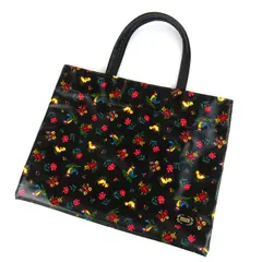 フェイラー トートバッグ ハイジ PVC サブバッグ ハンドバッグ 鞄 ブランド レディース ブラック FEILER 【中古】