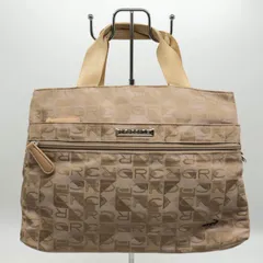 クロコダイル トートバッグ ハンドバッグ 鞄 カバン ブランド レディース ピンクベージュ×柄 CROCODILE 【中古】のサムネイル
