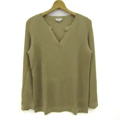 マックスマーラ セーター リブニット 長袖 Vネック トップス レディース Mサイズ ベージュ MAX MARA 【中古】のサムネイル