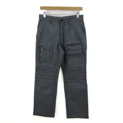 ジョセフオム ストレッチパンツ グレンチェック ボトムス メンズ 44サイズ ブラック JOSEPH HOMME 【中古】のサムネイル