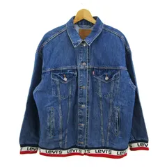 リーバイス デニムジャケット Gジャン アウター メンズ Lサイズ ブルー Levi's 【中古】