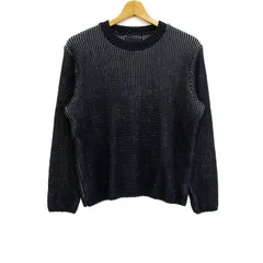08サーカス ニット 長袖 クルーネック トップス メンズ Feb-48サイズ ネイビー×ホワイト 08sircus 【中古】のサムネイル
