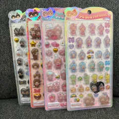 正規品 モンチッチ うるちゅるPOPシール コンプリートセット 全種 まとめ売り ぷっくりシール　クラックス