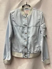 DIESEL ヴィンテージ ライトブルー サイドポケット ブルゾン XS(S)