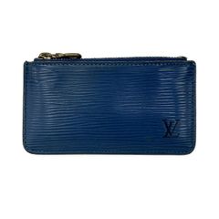 LOUIS VUITTON(ルイヴィトン) コインケース エピ ポシェットクレ M63805 トレドブルー レザー