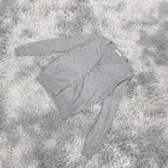 【良品】lowrys farm 長袖ニットカーディガン 薄手 (M) カジュアル