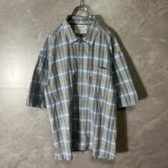 古着 コロンビア Columbia チェック 柄 半袖 シャツ M