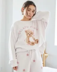 ジェラートピケ ピンク パジャマ セット (新品コンディション)