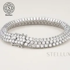 【最旬トレンドの本命ジュエリー】DカラーVVS1モアサナイト・テニスチェーンブレスレット／S925刻印／18KGP仕様／GRA鑑定書付／手元を一瞬で格上げする新作モデル／ファッション業界注目の人気デザイン／メンズ・レディース◎／ユニセックス／ブリンブリン