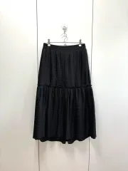 CC collect シースルー チェック プリーツ スカート