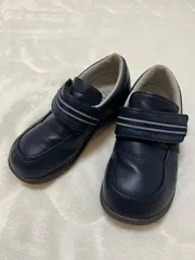 Carrot by MoonStar キッズシューズ 17.0cm ネイビー マジックテープ 通園 通学