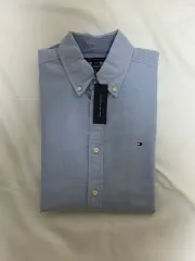 M) Tommy Hilfiger トミーヒルフィガー Tommy シャツ ブルー 新品