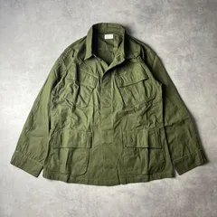 🟥新品未使用🟥　ジャングルファティーグジャケット　ミリタリージャケット　リップストップ　オリーブ　レプリカ　アメカジ　ワーク