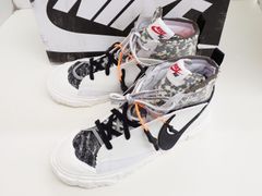 ★5424☆NIKE ナイキ × READYMADE レディメイド BLAZER MID ブレイザー ミッド CZ3589-100 スニーカー　未使用美品　25.5㎝