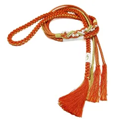 帯締め パール 飾り カラー 手組み 絹100% 振袖 袴 卒業式 成人式 結婚式 (ws1-16) 0