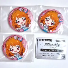 カツパラ スターパラ アソートガチャ - C賞 缶バッジ アカリ 3点 セット2