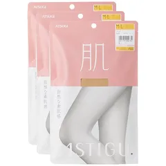 [アツギ] ASTIGU（アスティーグ）【肌】 ストッキング 自然な素肌感 ＜3足セット＞