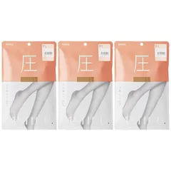 [アツギ] ASTIGU（アスティーグ）【圧】 ストッキング 引き締める 着圧 足首12hpa ＜3足セット＞