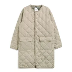 新品 [タイオン] ユニセックス パイピングクルーネック ロングダウンコート 1042CI-LONG