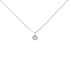K10PG ダイヤモンド ネックレス 0.07CT