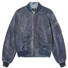 STUSSY ダイド ナイロン ブルゾン ネイビー L